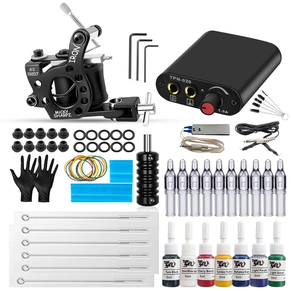 Tattoo Machine Kit For Beginners: Complete Coil... From Ddmyfriend, $63 ...