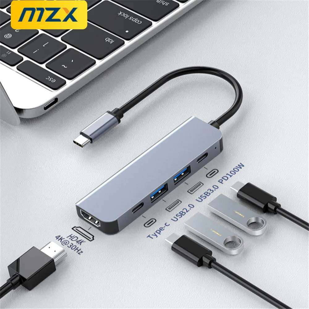⭐️ 高機能マルチポート 変換アダプタ ドッキングステーション USB Amazon | 多機能 HDMI2つ LAN ドッキングステーション MST USB C
