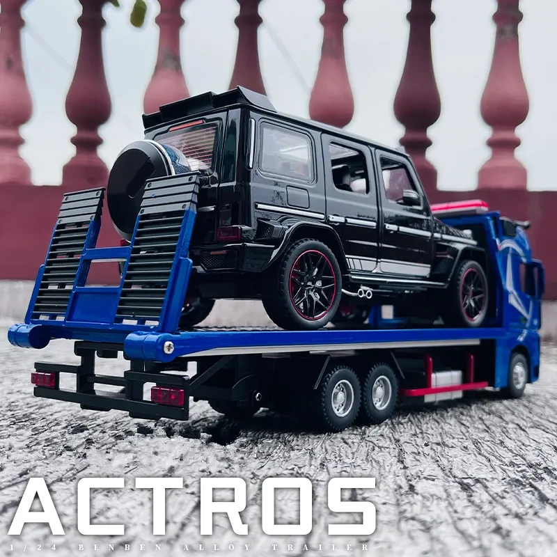 Kid size truck and trailer shop