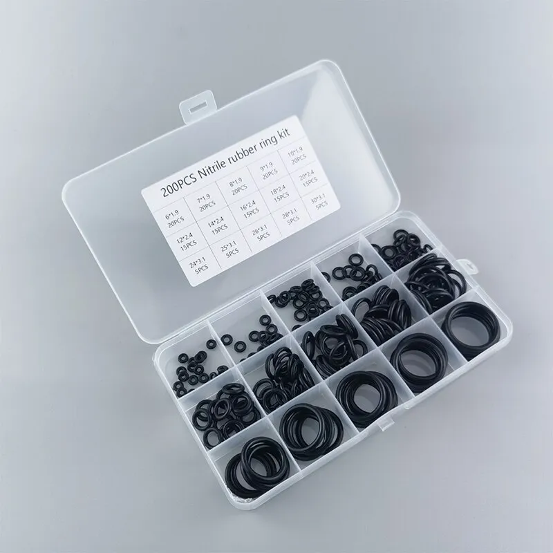 279pc Rubber O-Ring Assortment Kit - 18 Sizes For Hydraulic, Plumbing & Automotive Seal Repair - View #11