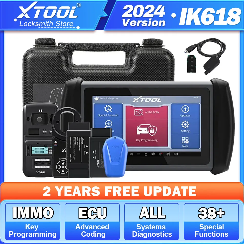 XTOOL InPlus IK618 Key Programmer & Diagnostic Tool - 31+ Service ...