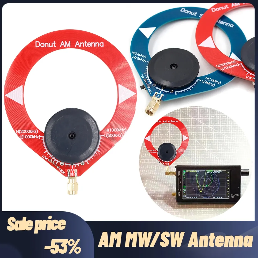 Antenna TV Digitale Amplificata 600KM - Per Smart TV E HD, 4K, Con Cavo Coassiale 10M, Ricezione 360° - Foto 2