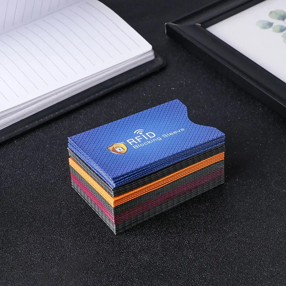 RFID Blocking Card Holder Sleeve Credit Card Protector Metallic 3.46  2.44  in from Dhgate Access Control Card - price 14.54