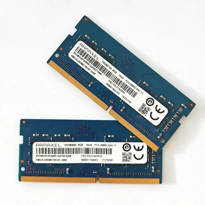DDR4 8GB 2666MHz Laptop Memory 260 Pin SODIMM 1.2V PC4-2666V-SA1