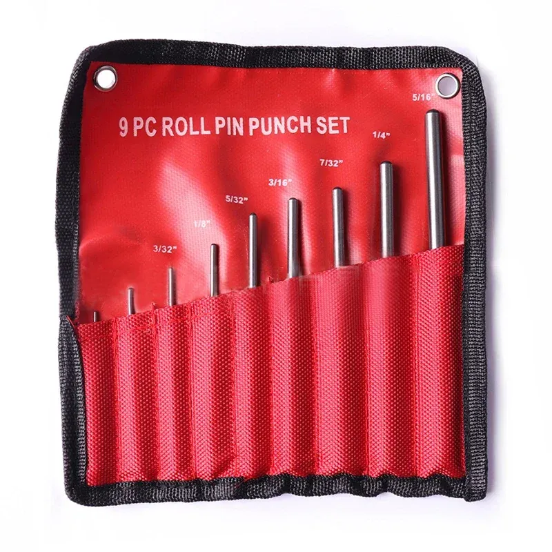 Chisel Type Pin Steel Multi-Size Hollow Punch Pin Roll Pin Starter Chisel Tool Set from ...