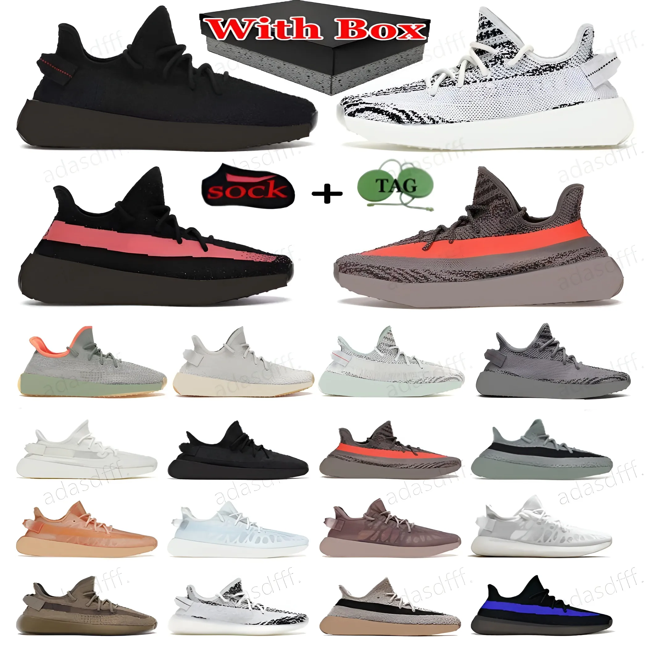 Hoge kwaliteit Designer Men V2 Sportschoenen Dames Non-slip Outdoor Reflecterende Whitebreathable Flat Walking Trainers Plat-Forme Casual Sneakers