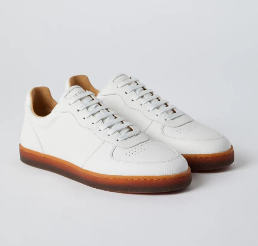 2023 SS Chaussures de luxe en cuir baskets pour semelles pour hommes baskets sportives extérieures basse top up plateforme entraîneurs cadeau d'anniversaire 38-46