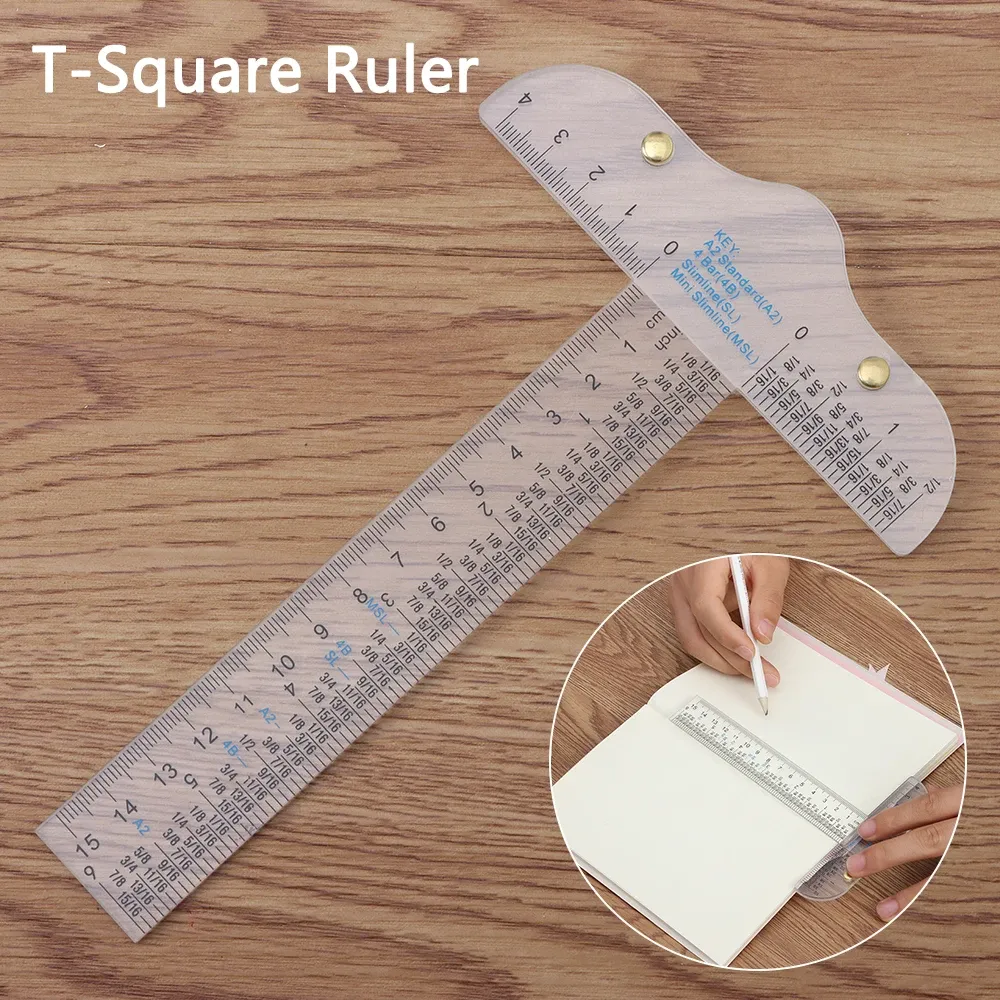 Règle Claire Pour La Couture, 6 En T Carré En T: Outil De Mesure  Transparent Avec Des Échelles De Pouces Et Métriques, Léger Pour Une  Utilisation Quotidienne Du 12,55 € | DHgate, image size:1000x1000