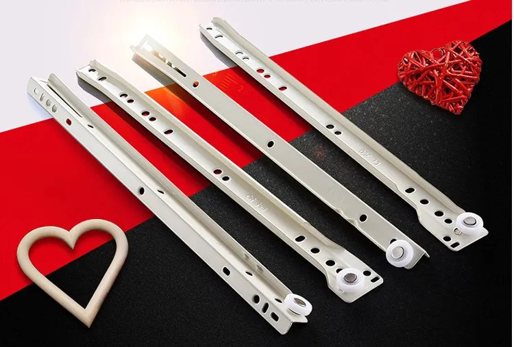 Sliding Drawer Track Slides Metal Rails with Roller Pulley for Cabinet and Furniture  Drawers from Dhgate Other Building Supplies - price 52.61