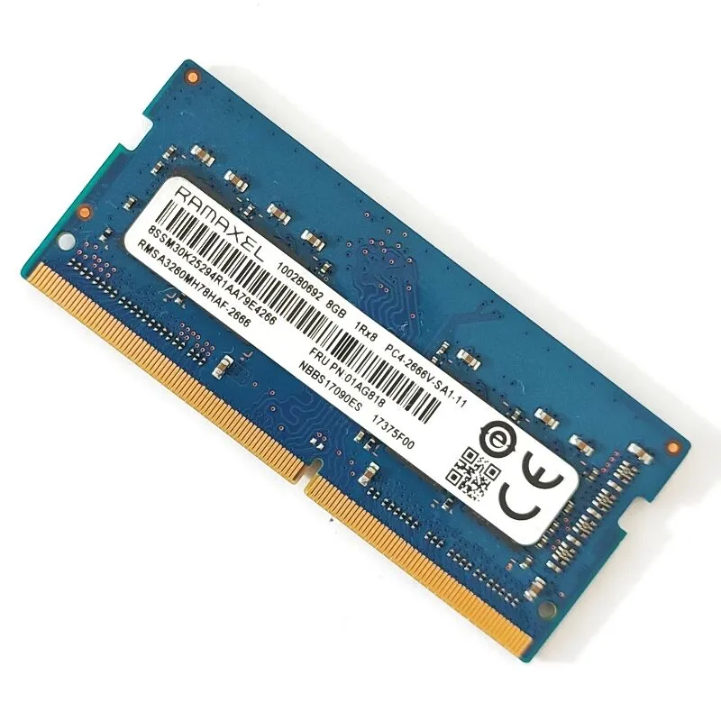DDR4 8GB 2666MHz Laptop Memory 260 Pin SODIMM 1.2V PC4-2666V-SA1