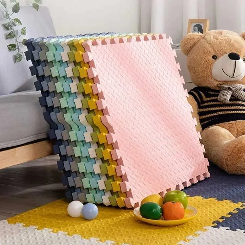 9-Piece EVA Foam Play Mat for Kids - Interlocking Puzzle Floor Tiles ...