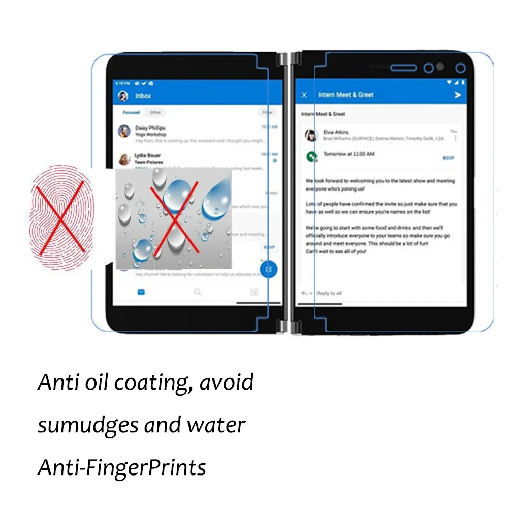 Tablet Edge Protector Premium Tablet Screen Protectors - 2-Pack, HD Clear, Explosion-Proof ...