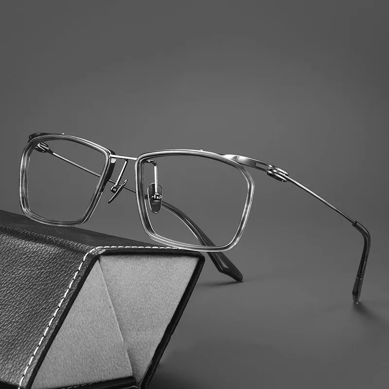 通販 クリスマスセール2025: 特集 Vintage DHgate.com:Titanium Half-Square Men for Eyeglasses その他