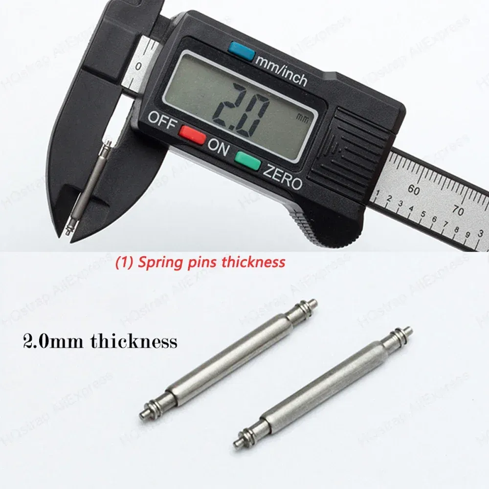 Whatch Spring Metal Spring Bars watch band adjustment Spring Pins