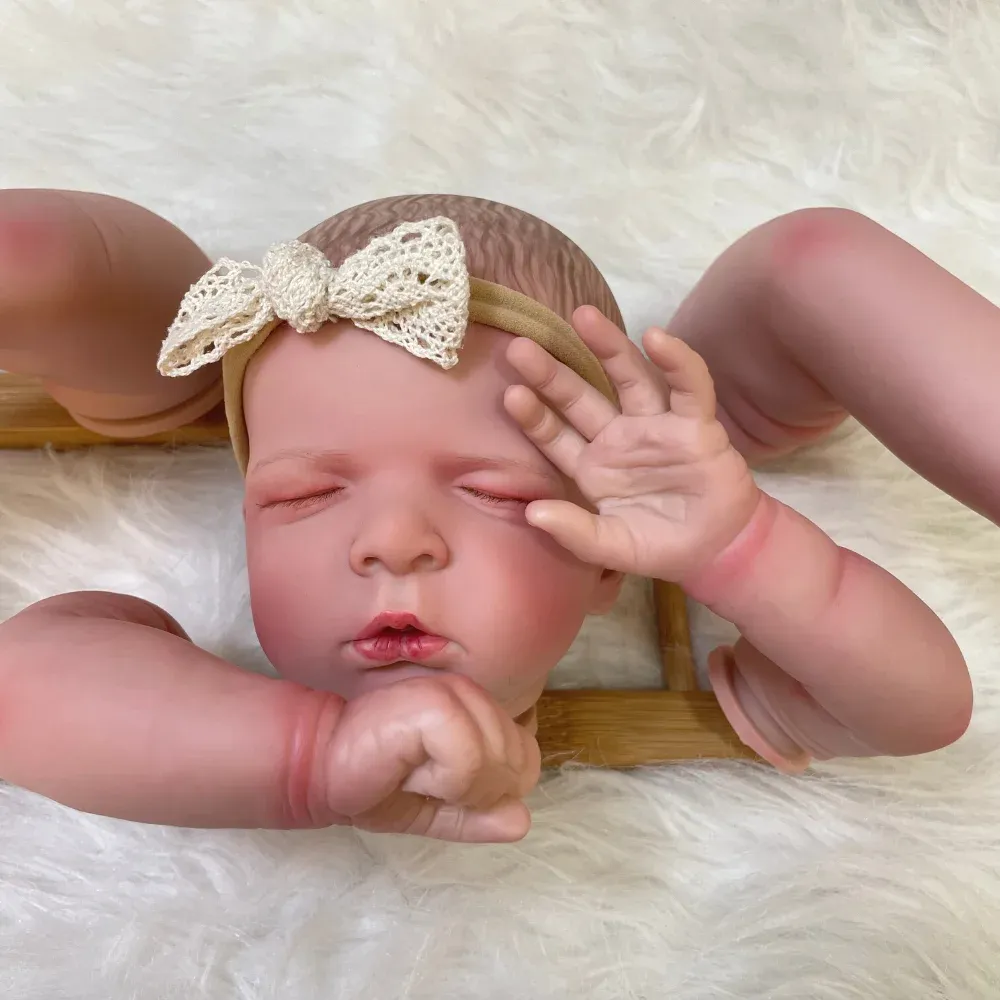 Luisa DIY Reborn Doll Kit 21 Inch Unassembled Realistic Baby Mold Kit W Cloth Body Rooted Eyelash Pre Painted From Ddmyfriend 51.6 DHgate.Com
