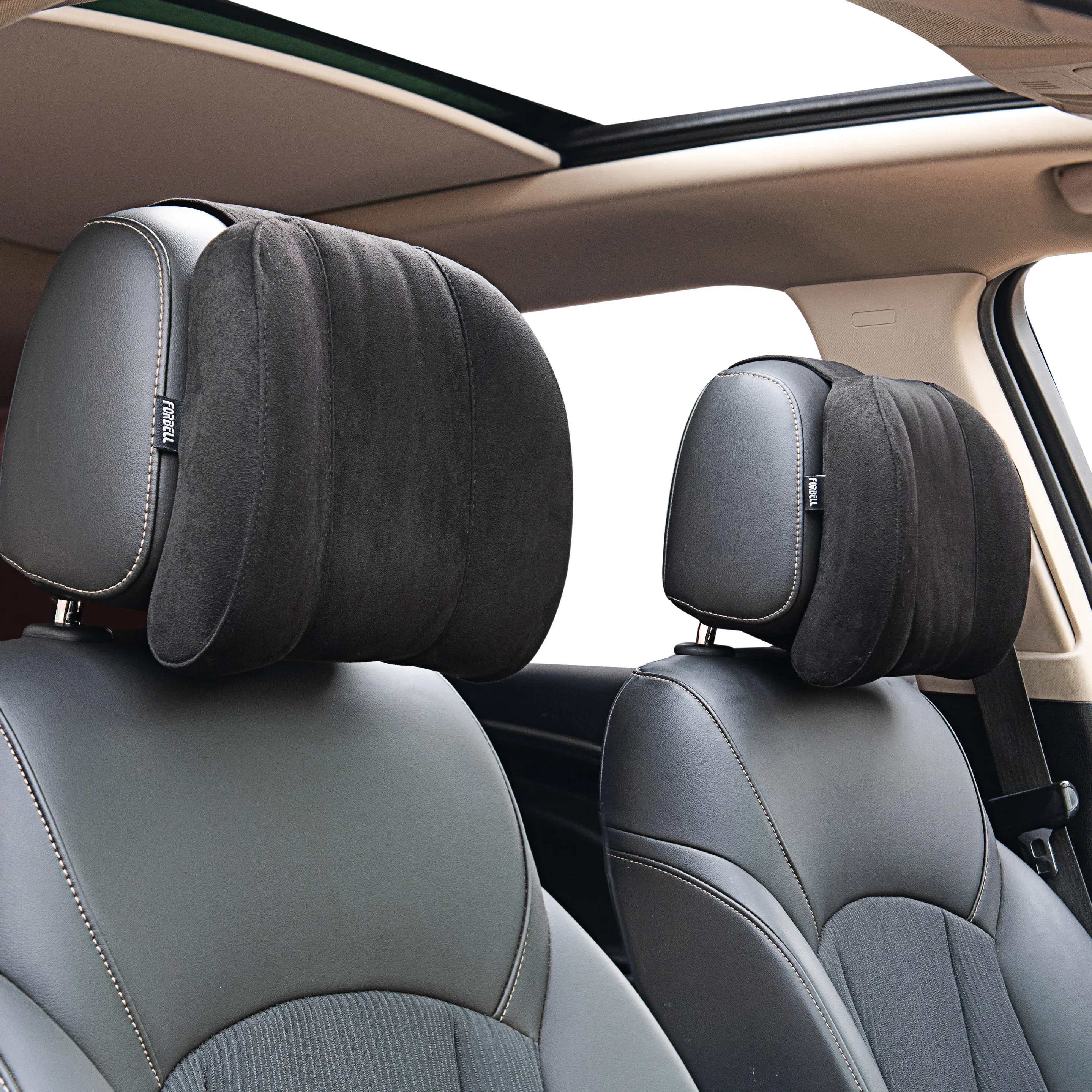 Memory Foam Suede Fabric Car Attachable Headrest Pillow For Car Seat And Forbell Support From Ddmyhome 25.9 DHgate.Com