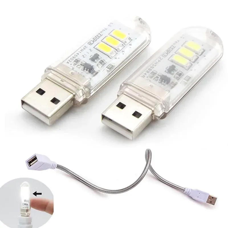 Adjustable USB Rechargeable LED Book Light - Portable Night Light for ...
