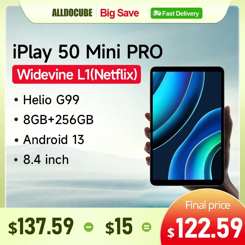 Alldocube iPlay 50 Mini PRO Tablet PC 8.4 inch Android 13 8GB RAM 