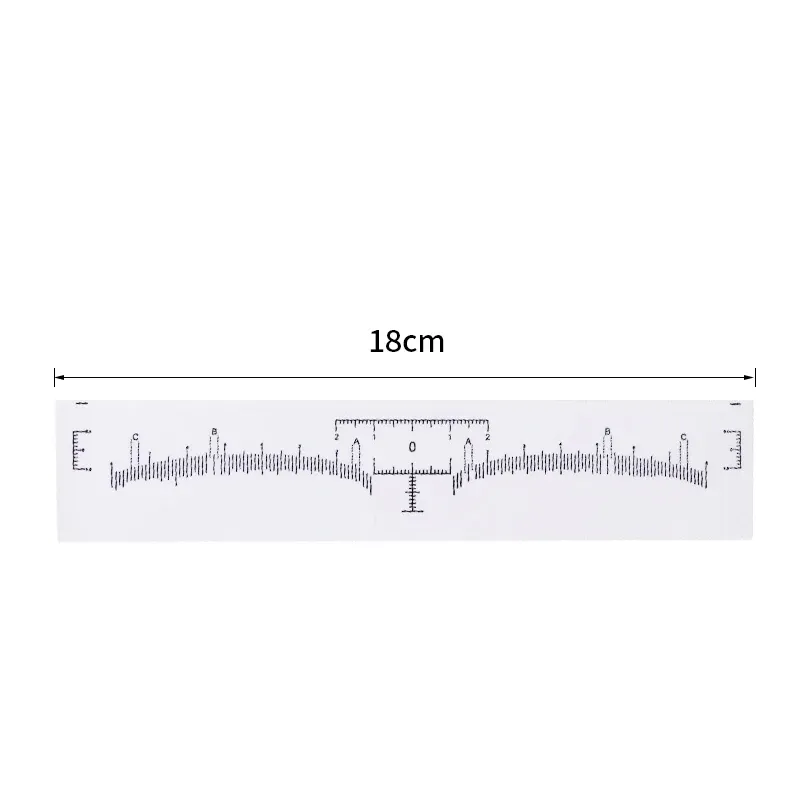 Transparent Ruler Sticker Disposable Eyebrow Ruler Sticker Shape Measure... From Ddmyhome, $45.95 ...