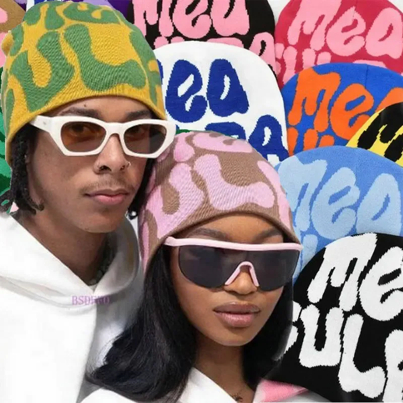 Y2K Hip Hop Mea Culp Knitted Beanies Hat For Women From