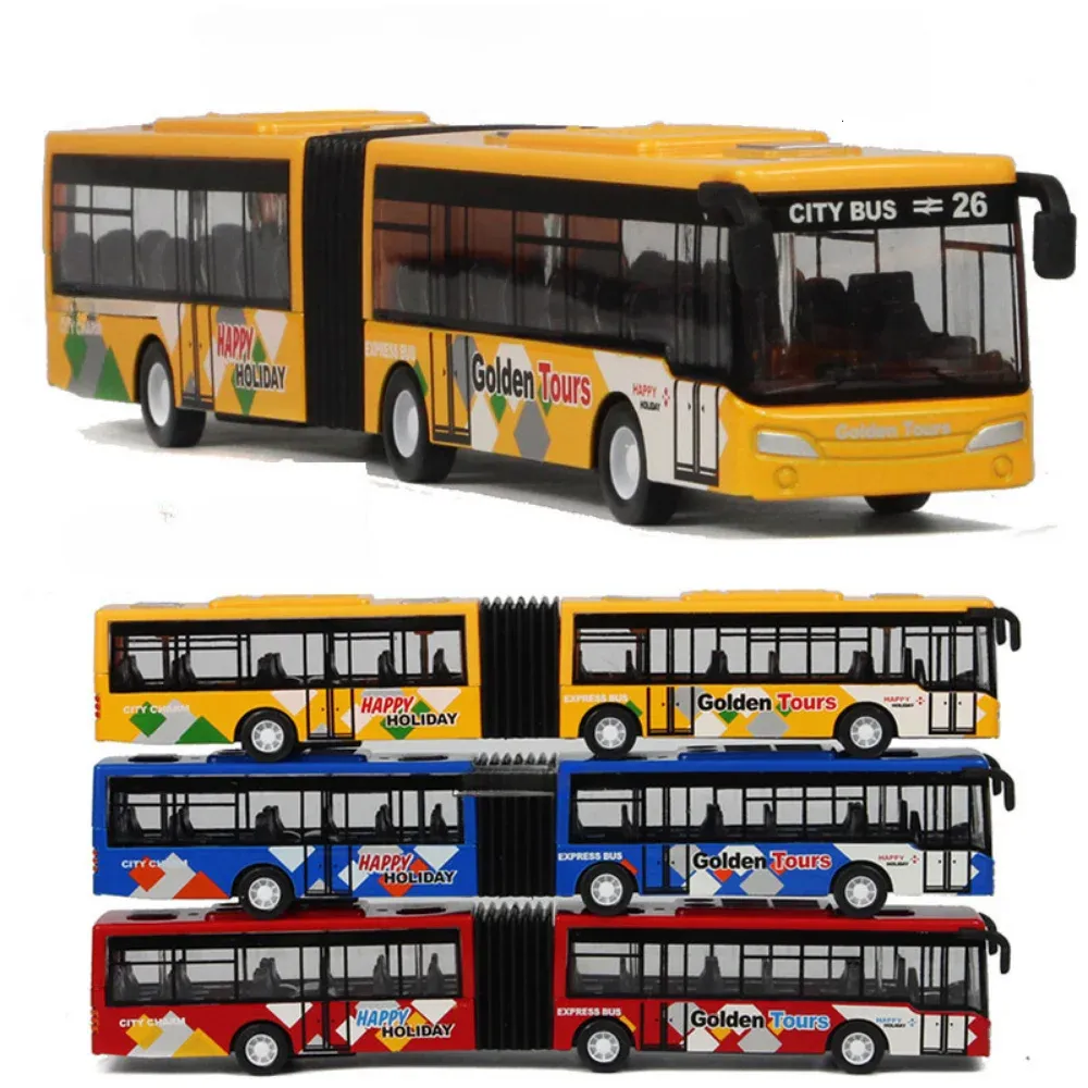 Diecast Alloy Bus Inertia crossover vehicles - Pull...