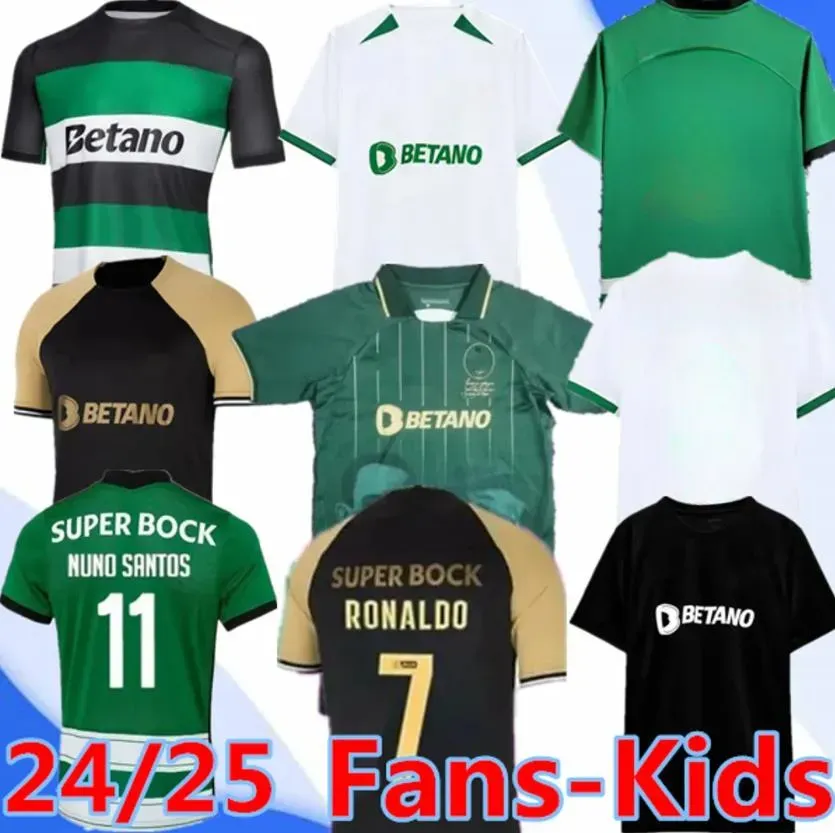Sporting CP Lisbon 2024 Soccer Jersey - Home & Away Kits for Kids - Gyokeres, Paulinho, Goncalves, Diomande, Morita, Edwards, Hjulmand Sporting CP Lisbon 2024 Soccer Jersey - Home & Away Kits for Kids - Gyokeres, Paulinho, Goncalves, Diomande, Morita, Edwards, Hjulmand