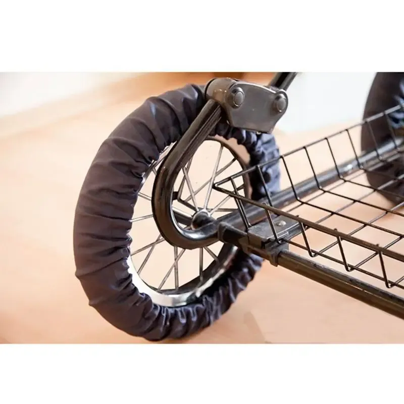 4Pcs Baby Stroller Wheel CoverDustproof Kid Baby Wheelchair