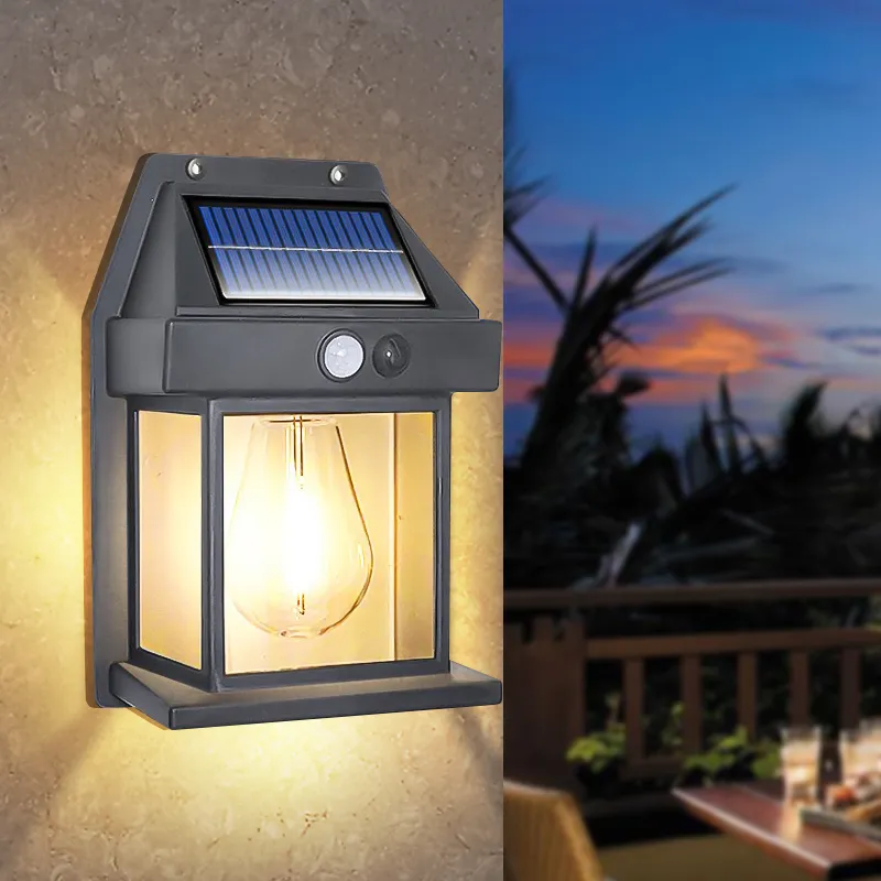 Solar planter wall light hot sale