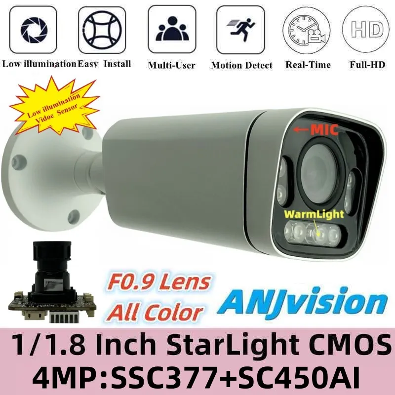 High-Performance Metal camera 2 mp hikvision with Built-In