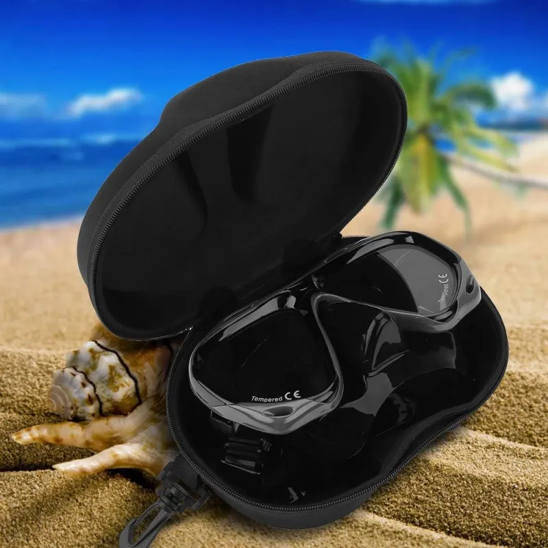 Diving Goggles for Glasses Protective Case - Portable Scuba Mask ...