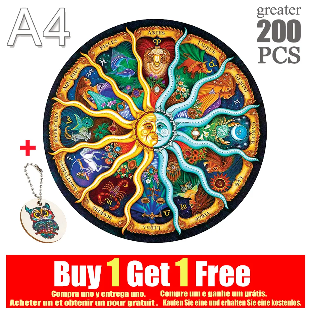 Wooden Animal Jigsaw Puzzles 3D Brain Training Game For Adults And Kids ...