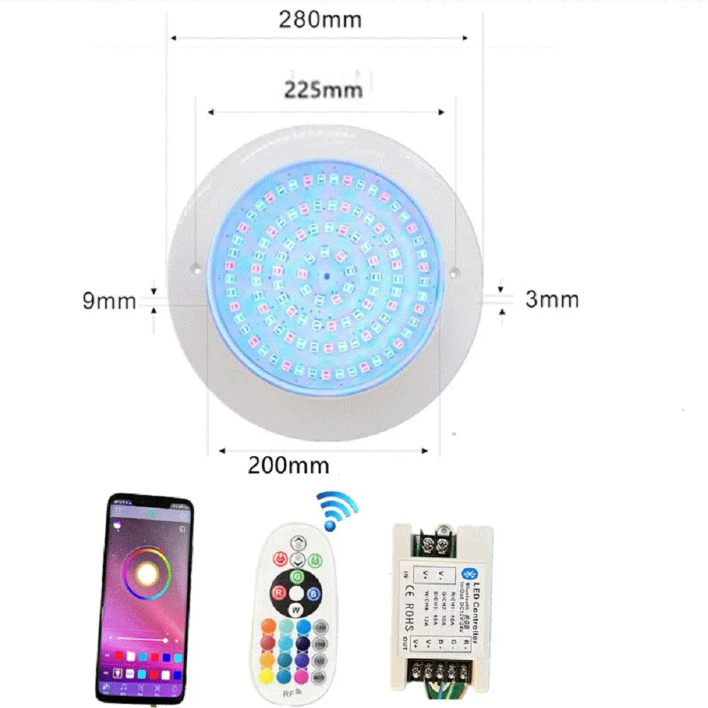 IP68 Waterdichte RGBW ULTRA Ledstrip, RGBCW, 60lpm , 24V, 10 meter