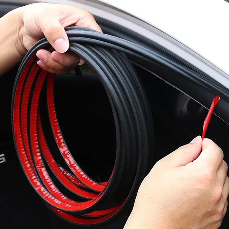 32.8Ft Car Door Seal Strip – Double Layer L-Shape Weather Stripping, Universal Fit