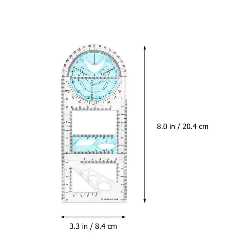 Wholesale Geometric Drawing And Drafting Ruler With Multifunctional ...