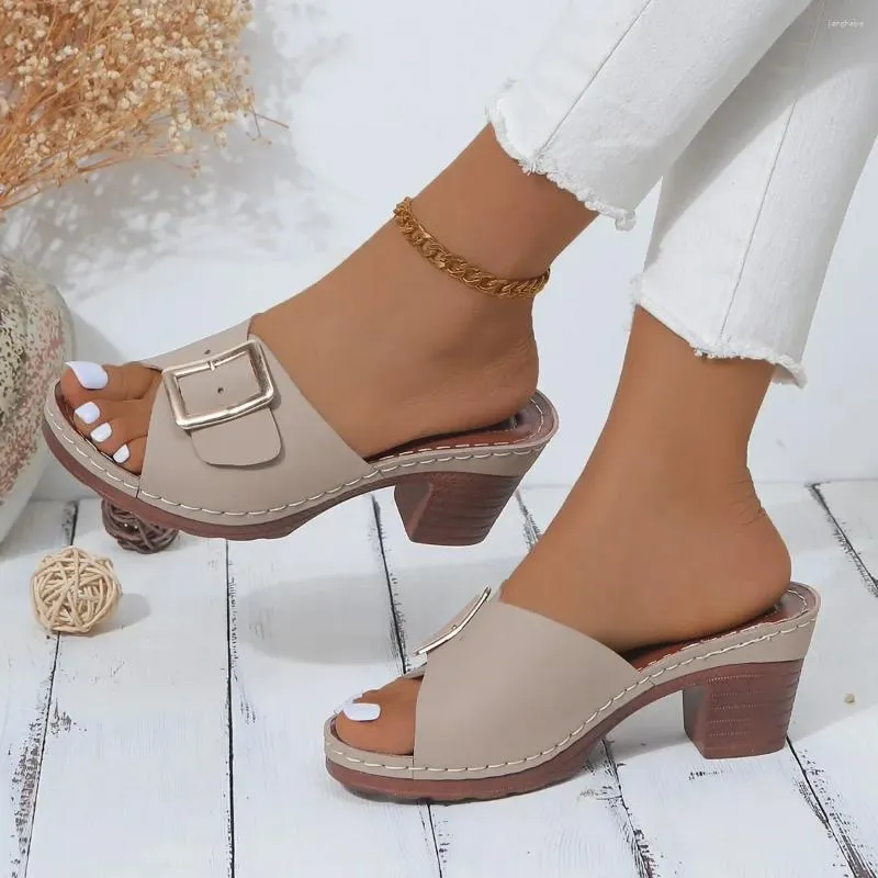 Flat heel peep toe casual sandals on sale