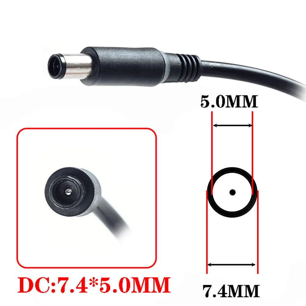 Chargeur 65W 19.5V Pour Dell Latitude E6410 E6440 Etc. – Adaptateur Secteur Neuf Générique
