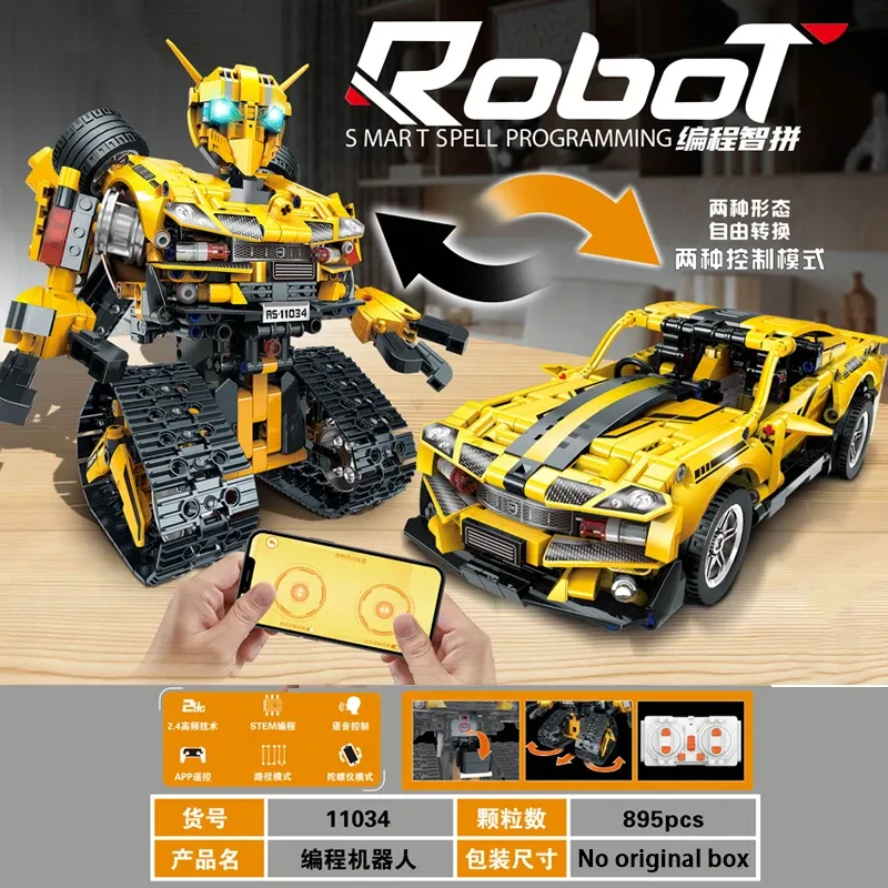 Amerteer Kits de Construction Robot pour Enfants, Robots Télécommandés Jouets de Construction Créatifs Jouets Éducatifs STEM pour Garçons et Filles de 8 à 12 Ans