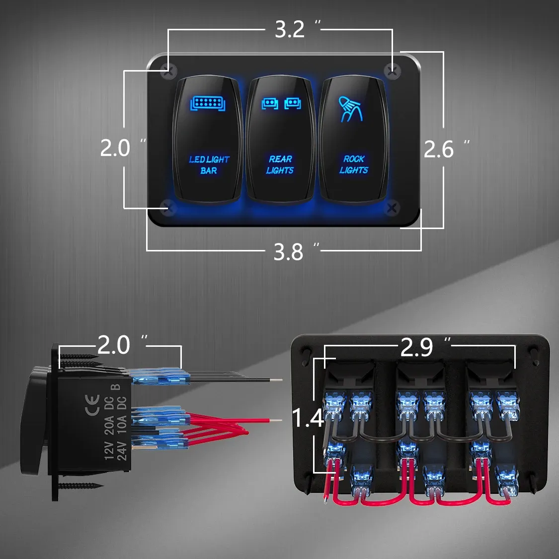 Led panel switch hotsell