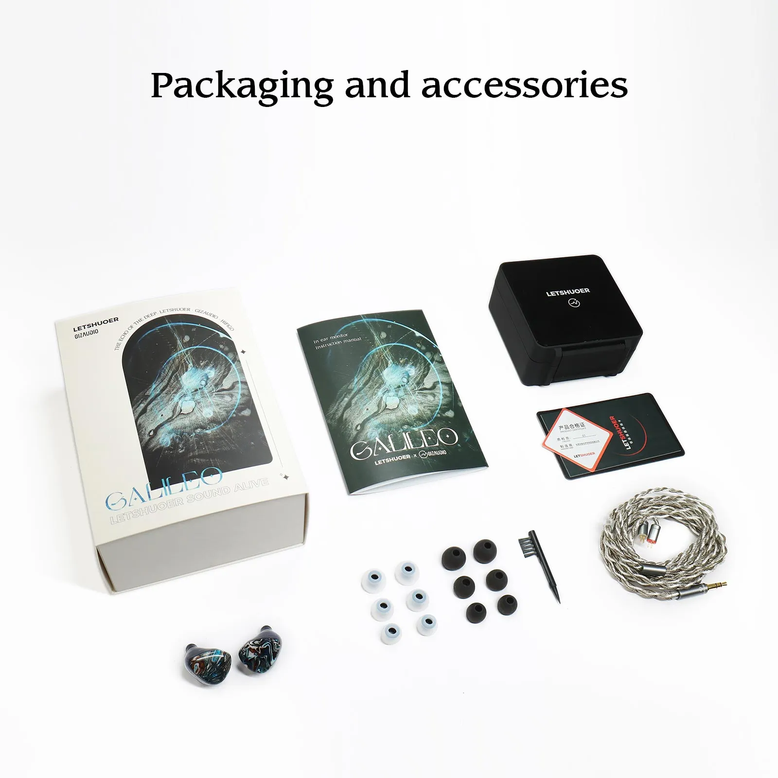 LETSHUOER x GIZAUDIO Galileo Dual Driver Hybrid IEMs in LETSHUOER x GIZAUDIO Galileo Dual Driver Hybrid IEMs in