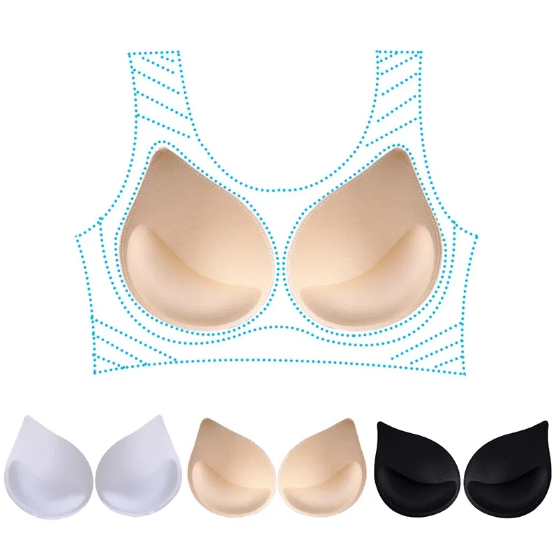 DHgate Soft Sponge Bra Enhancers Removable Inserts for Swimsuits Bikinis Set of 2 Shoes Accessories