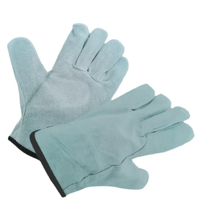 Guantes De Trabajo De Cuero De Vaca - Ideales Para Soldadura, Conducción O Labores De Seguridad