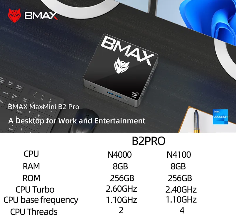 DHgate.com:BMAX B2 Pro Mini PC: 8GB RAM, 256GB SSD, Windows DHgate.com:BMAX B2 Pro Mini PC: 8GB RAM, 256GB SSD, Windows