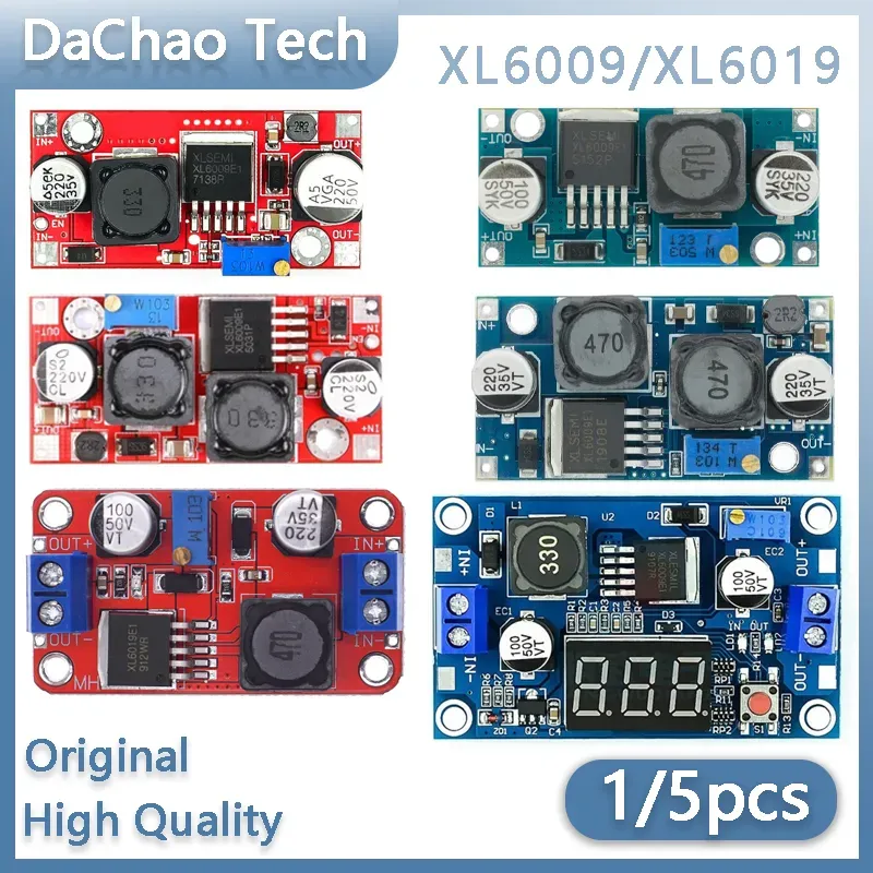 XL6009 DC-DC Boost Buck Converter – Adjustable Step Up Down Module, Solar Voltage Regulator