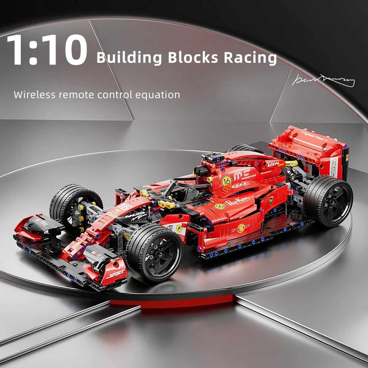ToylinX F1 RC Race Cars Building Sets MOC Remote Control Building