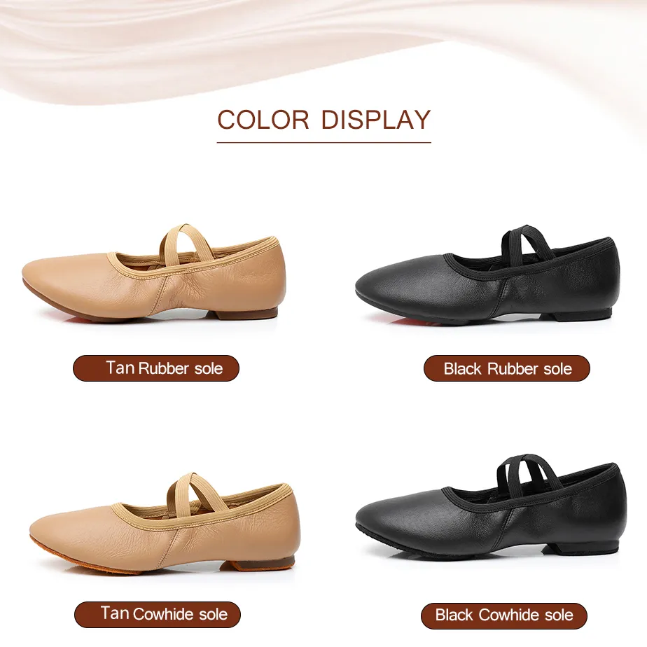 High Quality Genuine Leather Jazz Bloch Dance Shoes With Antiskid Sole For Adults Tan And Black Ideal For Girls And Women From Ddmydesign 32.22 DHgate.Com