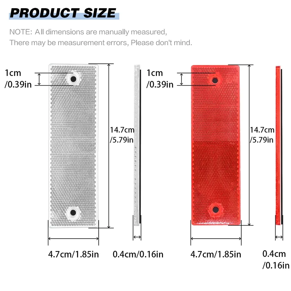 Reflective Tape 25m X 5cm - High Visibility Waterproof Safety Tape For Vehicles, Trailers & Night Warning