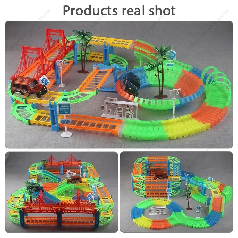 Railway Racing Track Set Flexible Bendable Rails... From Ddmyhome, $28. ...