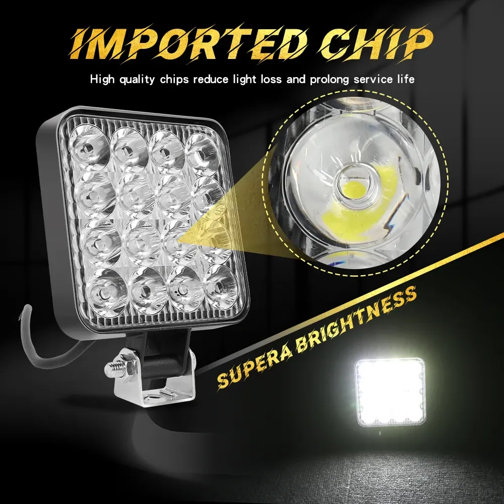 Square 12v led lights clearance