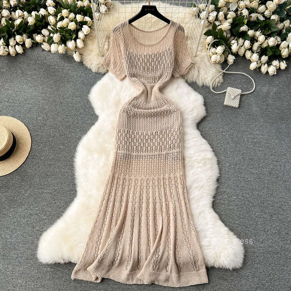 Lace Unique Texture Comfort Crochet Summer Dress Lace Unique Texture Comfort Crochet Summer Dress