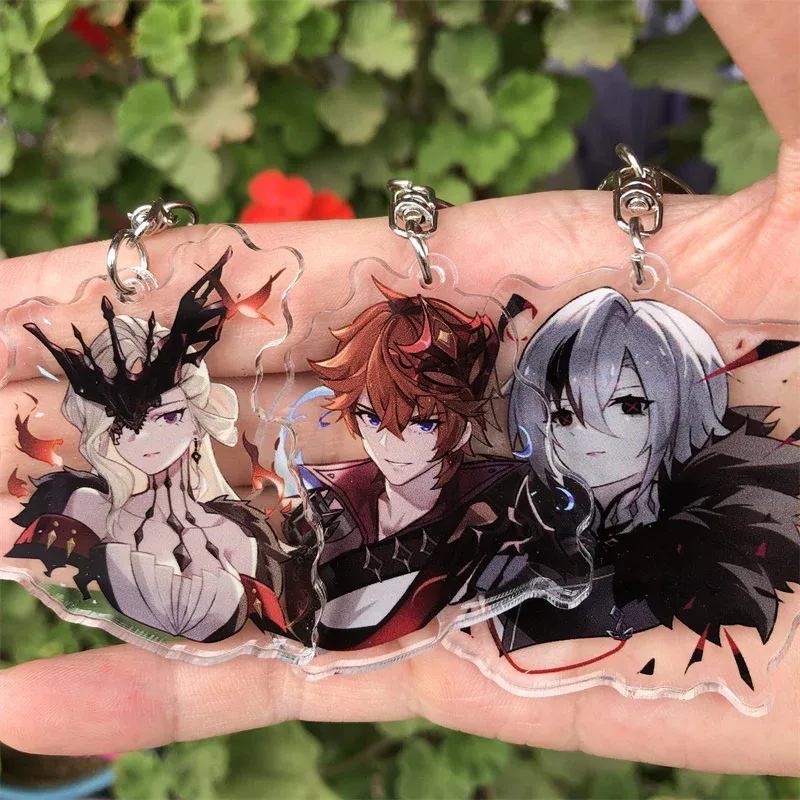 Cosplayer Introduction Character Keychain Genshin Impact Fatui Doctor Dottore Keychain Anime... From Ddmyfriend ...